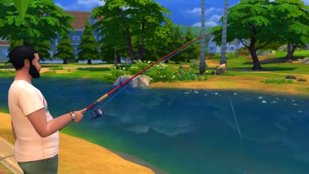Рыбалка в Симс 4